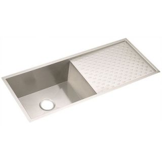 Elkay Avado 43.5 x 18.25 Single Bowl Kitchen Sink with Work Area