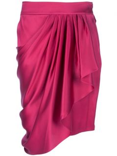 Armani Collezioni Draped Asymmetric Skirt