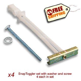 Toggler Snaptoggle Toggle Bolt and Drywall Molly (Pack of 4)