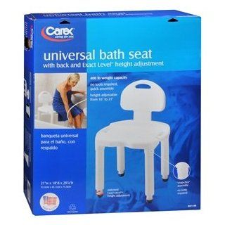 BATH BENCH W/BACK B671/674 00 PLASTIC by APEX CAREX HEALTHCARE *** Health & Personal Care