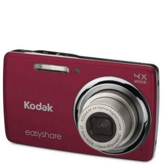 Kodak M532 Digital Camera Red (14MP, 4 x Optical, 2.7” LCD) – Manufacturer Refurbished      Electronics