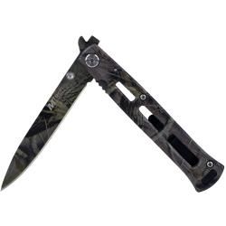 MTech 'The Bayou Stiletto' Stainless Steel Liner lock Hunting Knife Lockback Knives