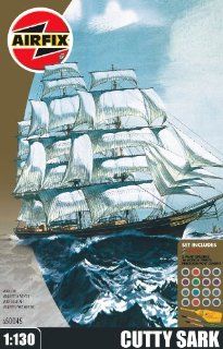Airfix A50045 1130 Scale Cutty Sark Gift Set Classic Ship Gift Set inc Paints Glue and Brushes Toys & Games