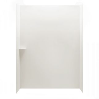 American Standard Ciencia 30 in W x 60 in D x 84 in H White Acrylic Shower Wall Surround Side and Back Panels