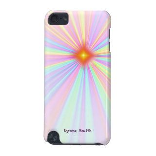 Colorful Rays Design, Personalized iPod Touch (5th Generation) Case