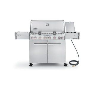 Weber Summit 7470001 S 670 Stainless Steel 769 Square Inch 60, 800 BTU Natural Gas Grill  Patio, Lawn & Garden