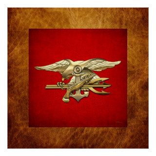 US Navy SEALs Badge Print