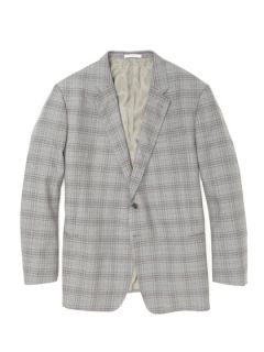Plaid Suit Jacket by Armani Collezioni