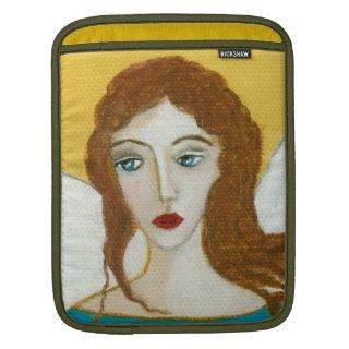 Abstract Guardian Angel Art Painting iPad Sleeve