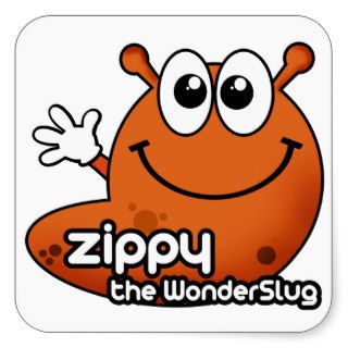 Zippy the Wonder Slug Sticker