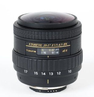 Tokina 10 17mm F/3.5 4.5 DX Autofocus Fisheye Zoom Lens for Nikon Digital SLR Cameras, Without Lenshood  Camera Lenses  Camera & Photo