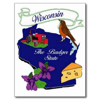 Wisconsin State Post Cards