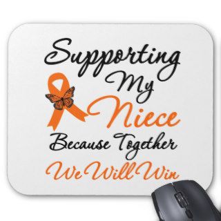 Leukemia Supporting My Niece Mouse Pads