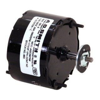 AO Smith 683 Blower Motor with 3.3 Inch Frame Diameter, 1/75 HP, 1650 RPM, 115 Volt, 0.5 Amp and Sleeve Bearing   Electric Fan Motors  