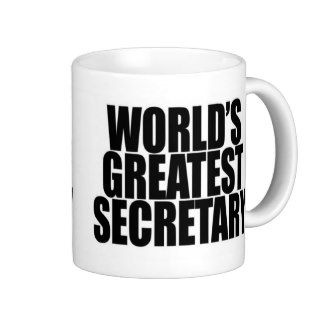 World's Greatest Secretary Mug
