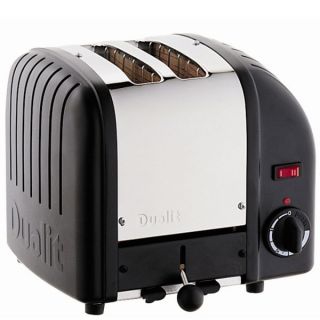 Dualit Classic Vario 2 Slot Toaster Black      Homeware