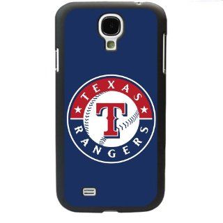 MLB Major League Baseball Texas Rangers Samsung Galaxy S4 SIV I9500 TPU Soft Black or White case (Black) Cell Phones & Accessories