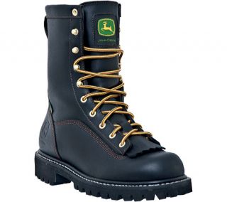 John Deere Boots 9 Waterproof Logger 9210   Black Full Grain Waterproof Leather