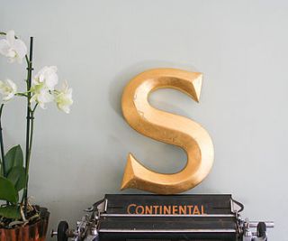 genuine vintage shop letters 's' by bonnie and bell