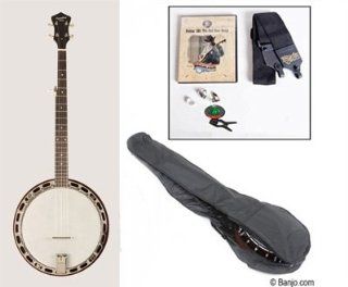 NEW Recording King RKH 05 Maple 5 String Banjo with Starter Pack Musical Instruments