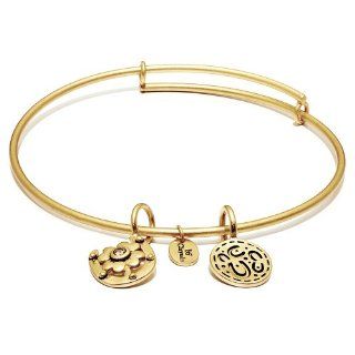 Chrysalis "Hope" Gold Plated Expandable Bangle Bracelet Jewelry