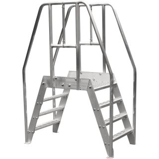 Bustin 32-In. Spacesaver Crossover Ladder — 4-Steps, 500-Lb. Capacity, Model# BE3101  Work Station Steps   Crossovers