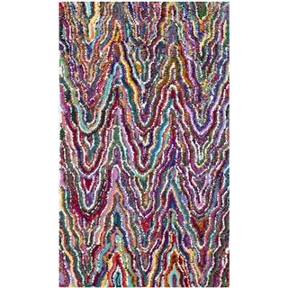 Safavieh Handmade Nantucket Geometric Multicolored Cotton Rug (3 X 5)