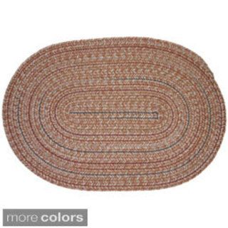 Duval Wool Blend Braided Area Rug (8 Round)