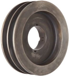 Martin 2 B 250 TB Conventional Taper Bushed Sheave, A/B Belt Section, 2 Grooves, 3020 Bushing required, Class 30 Gray Cast Iron, 25.35" OD, 979 max rpm, A   24.6/B   25" Pitch Diameter V Belt Pulleys
