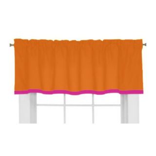 Tangerine Curtain Valance