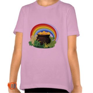 Rainbow And Pot Of Gold T Shirts