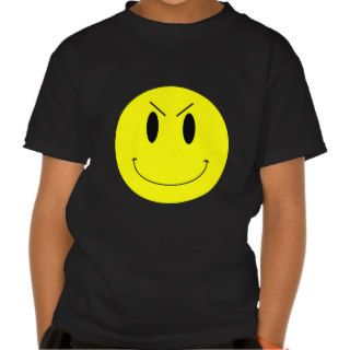 KRW Yellow Evil Smiley Face T Shirts