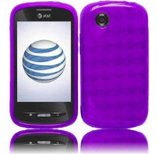 Dark Purple TPU Case Cover for ZTE Avail Z990 Cell Phones & Accessories