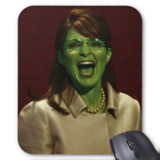 Sarah Palin Wicked Witch of the North West Mouse Pads