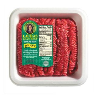 Lauras Lean Beef 8% Fat Ground Beef 1 lb.
