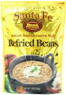 Santa Fe Bean Co., Instant Southwestern Style Refried Beans, 7.25 Ounce Pack (Pack of 8)  Beans Produce  Grocery & Gourmet Food