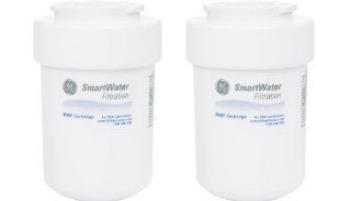 GE SmartWater MWF Refrigerator Water Filter, 2 Pack