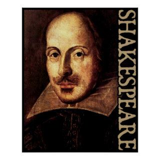 William Shakespeare Portrait Posters
