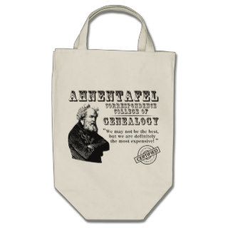 Not The Best Genealogy College Tote Bags