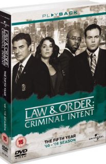Law & Order   Criminal Intent   Season 5      DVD