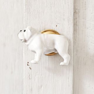 bull dog door knob by bloom boutique
