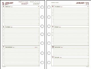 Day Runner 2014 Weekly Desk Calendar Planner Refill, 5.5 x 8.5 Inches (061 285Y)  Appointment Book And Planner Refills 