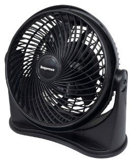 Impress IM 708 8 Inch 3 Speed High Velocity Fan Black Electric Household Tabletop Fans Kitchen & Dining