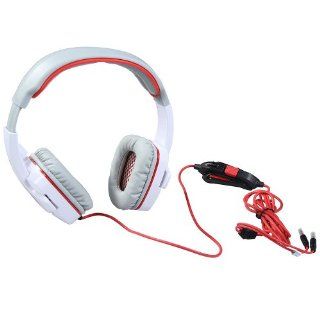 Vktech SADES SA 708 Stereo Headphone Primary Gaming Headset for PC Notebook White Computers & Accessories