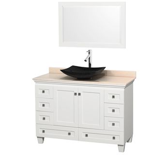 Wyndham Collection Acclaim White 48 inch Single Vanity