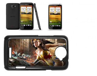 HTC ONE X HARD CASE WITH PRINTED ALUMINIUM INSERT WONDERWOMAN Cell Phones & Accessories