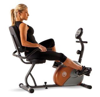 Marcy Recumbent Mag Cycle  Exercise Bikes  Sports & Outdoors
