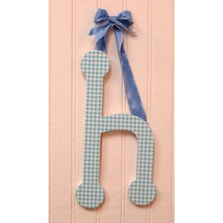 My Baby Sam Blue Gingham Decorative Lettering