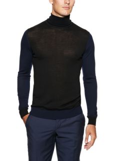 Merino Wool Turtleneck Sweater by J. Lindeberg Tailored