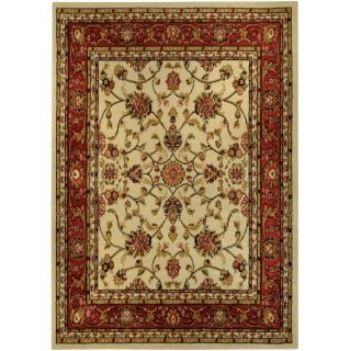 Floral Garden Traditional Ivory Area Rug (33 X 47)